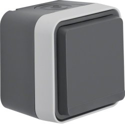 Hager 47403515 light switch Grey