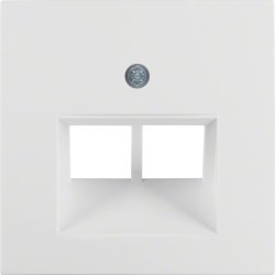 Hager 14091909 wall plate/switch cover White