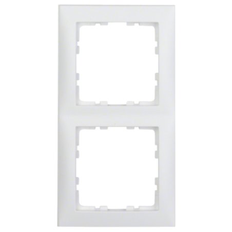 Hager 10129909 Plaque de commutation et obturateur Blanc