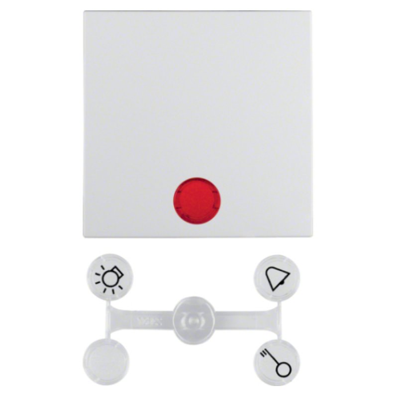 Hager 16211909 wall plate/switch cover White