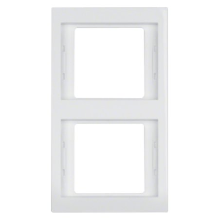 Hager 13237009 Plaque de commutation et obturateur Blanc