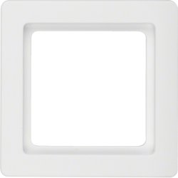 Berker 10116089 Plaque de commutation et obturateur Blanc