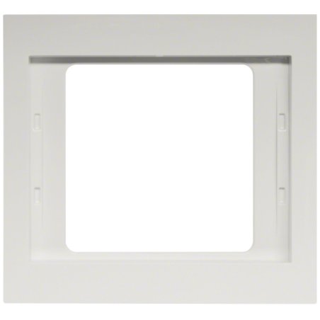 Hager 13137009 Plaque de commutation et obturateur Blanc