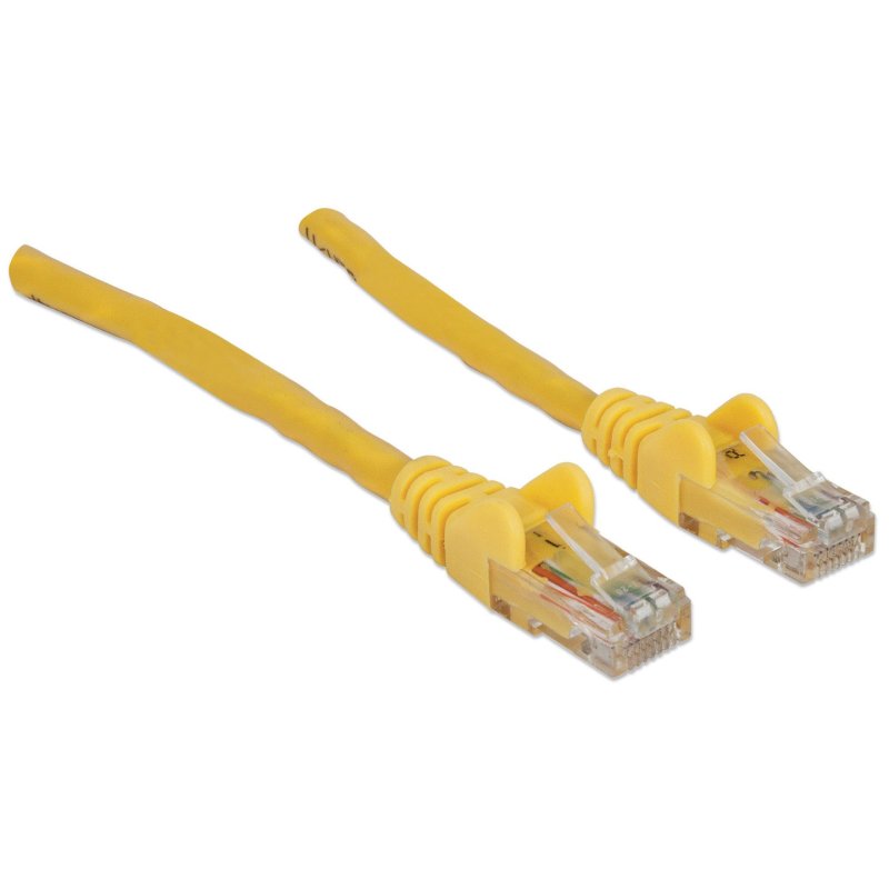 Patchkabel RJ45 U/UTP Cat6 2.00m Hebelschutz gelb