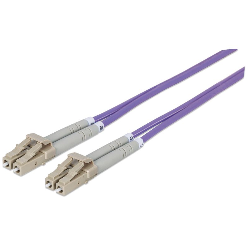 Intellinet 750882 câble InfiniBand et à fibres optiques 2 m LC Violet