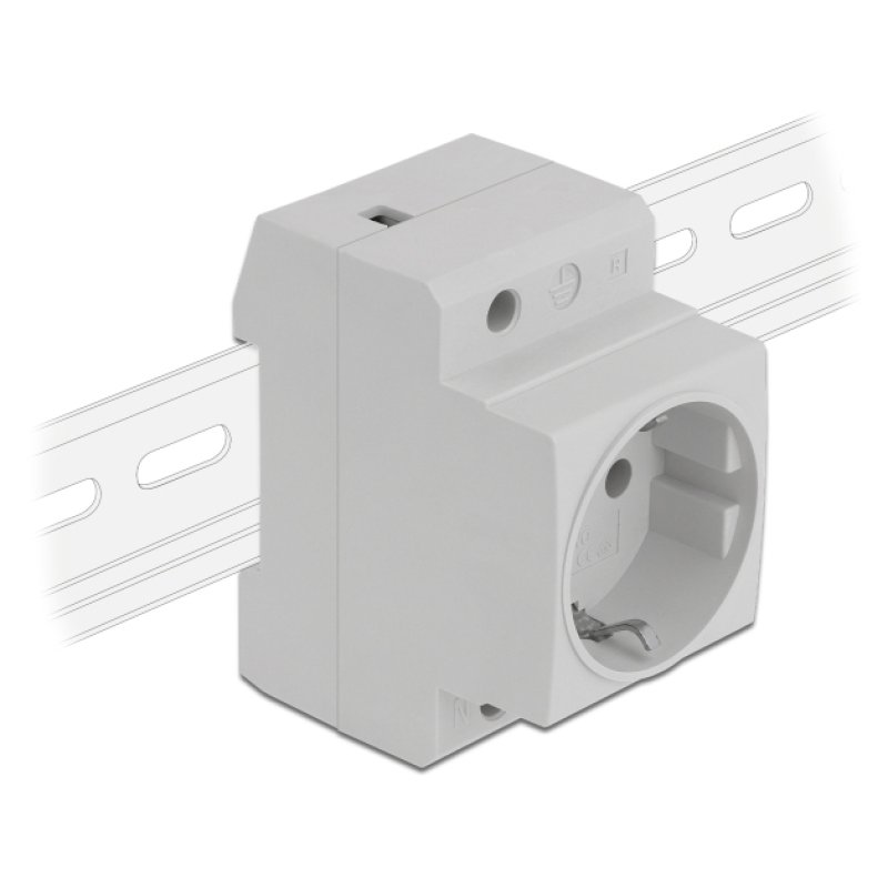 DeLOCK 11469 socket-outlet CEE 7/3 Light grey