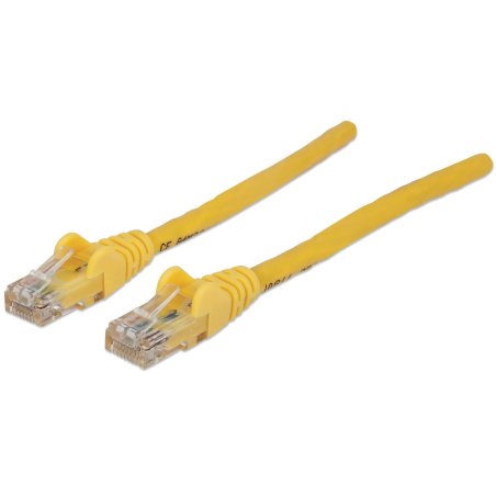 Intellinet Cat6 UTP, 1m câble de réseau Jaune U/UTP (UTP)
