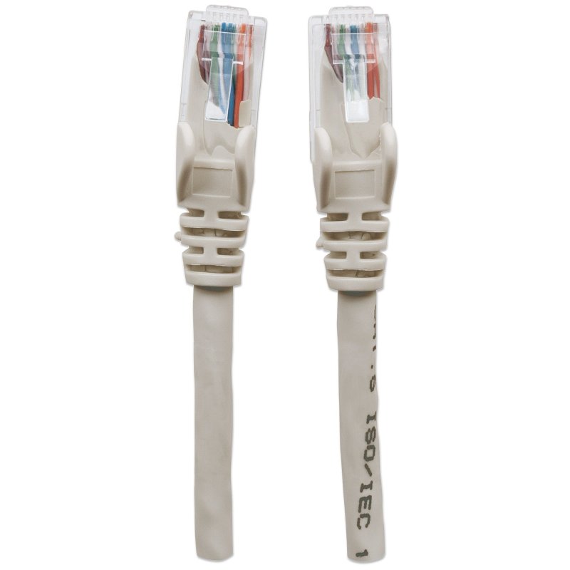 Intellinet RJ-45 M/M, 20m câble de réseau Gris Cat6 U/UTP (UTP)