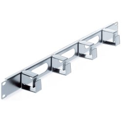 Kabelmanagement 1HE 4 kleine Plastikringe gr