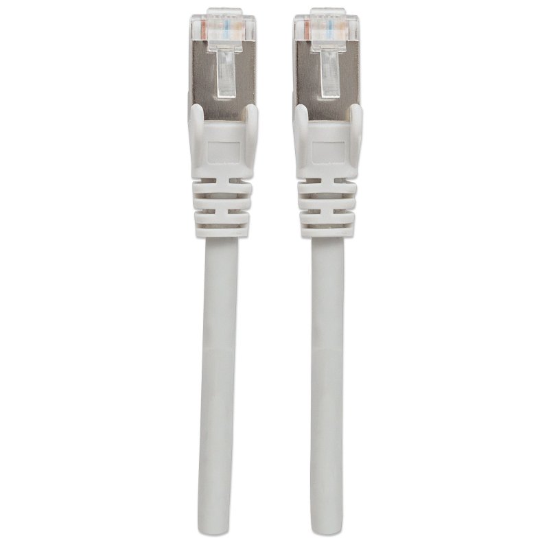 Intellinet Network Patch Cable, Cat6, 10m, Grey, Copper, S/FTP, LSOH / LSZH, PVC, RJ45, Gold Plated Contacts, Snagless,