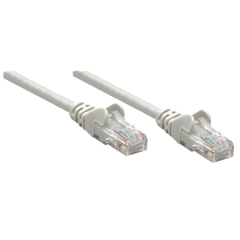 Intellinet Network Patch Cable, Cat6, 1.5m, Grey, Copper, S/FTP, LSOH / LSZH, PVC, RJ45, Gold Plated Contacts,