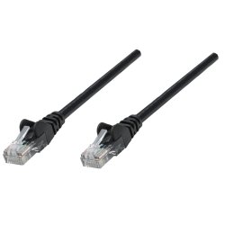 Intellinet Câble patch réseau Cat6A, 20 m, noir, cuivre, S/FTP, LSOH/LSZH, PVC, RJ45, contacts plaqués or,