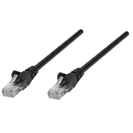 Intellinet Network Patch Cable, Cat6A, 20m, Black, Copper, S/FTP, LSOH / LSZH, PVC, RJ45, Gold Plated Contacts,