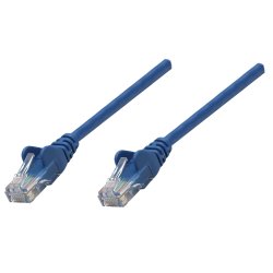 Patchkabel RJ45 S/FTP Cat6 Kupfer LSZH 0,25m blau