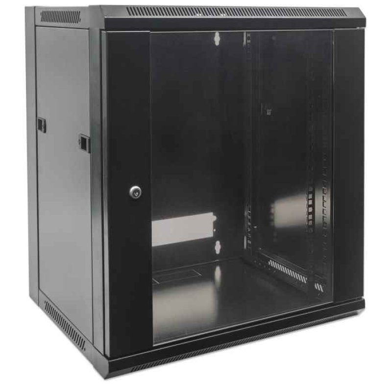 Intellinet Armoire réseau murale 19" (standard), 6U, profondeur 450 mm, noire, en kit, charge max. 60 kg, utilisable