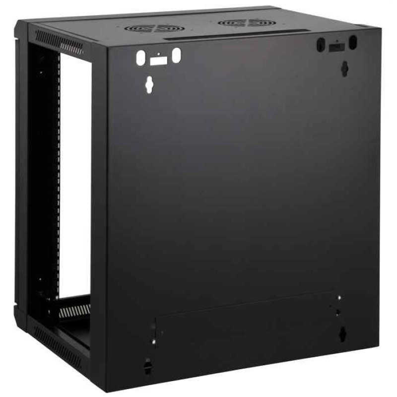 Intellinet 19" Network Cabinet - Wall Mount (Standard), 6U, 450mm Deep, Black, Flatpack, Max 60kg, Suitable also for