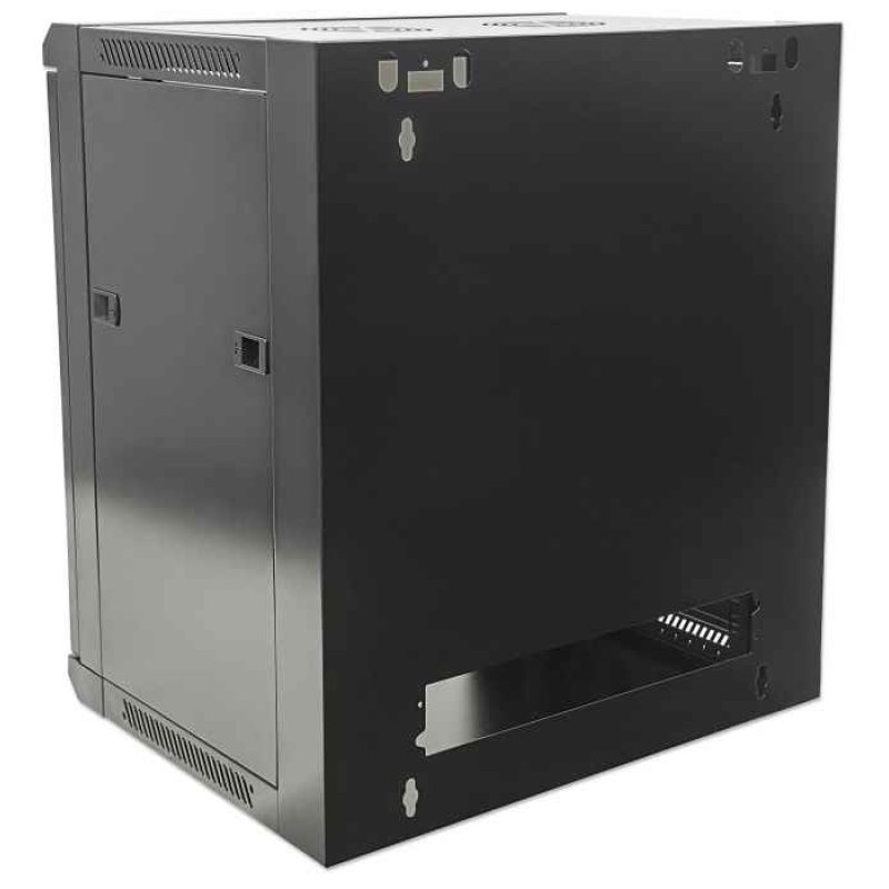 Intellinet 19" Network Cabinet - Wall Mount (Standard), 6U, 450mm Deep, Black, Flatpack, Max 60kg, Suitable also for