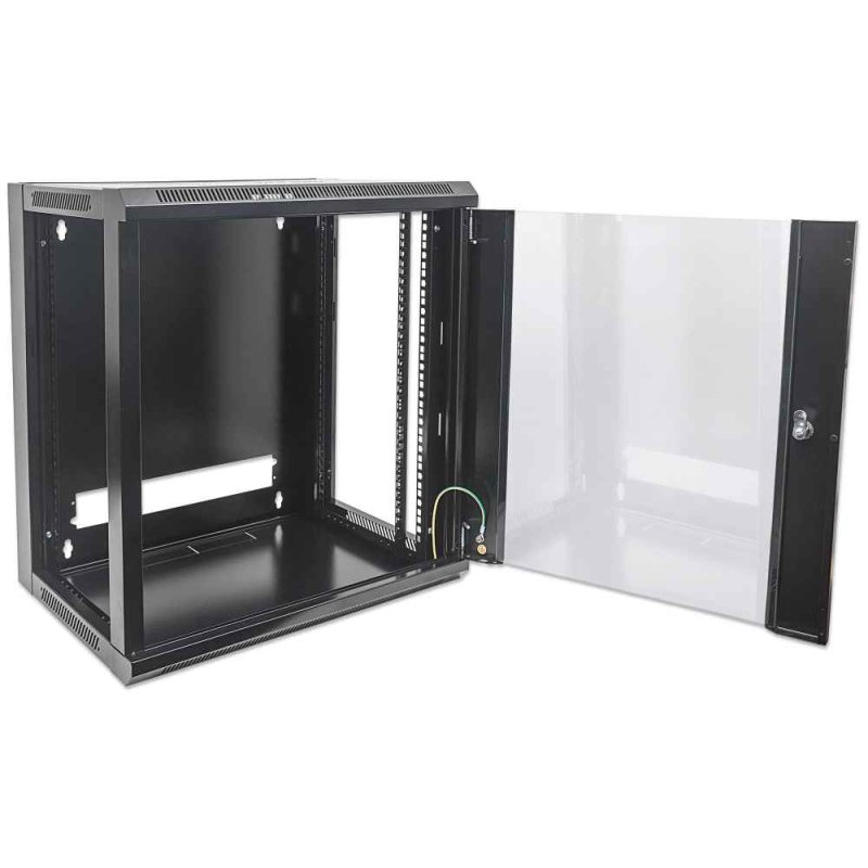 Intellinet Armoire réseau murale 19" (standard), 6U, profondeur 450 mm, noire, en kit, charge max. 60 kg, utilisable