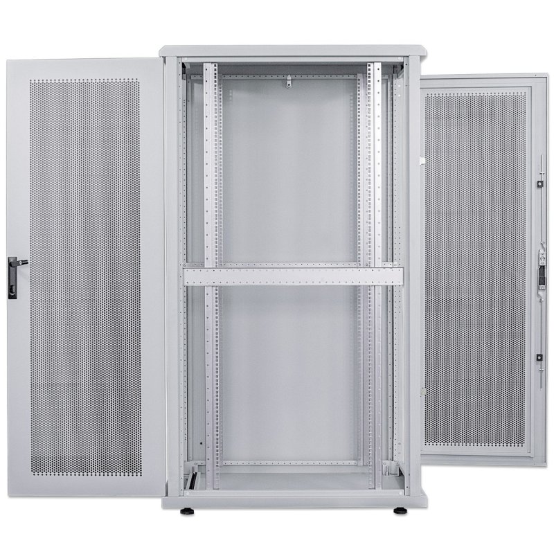 Intellinet 19" Server Cabinet - Free Standing, 42U, 600x1000mm (width x depth), Grey, Assembled, Max 1500kg,