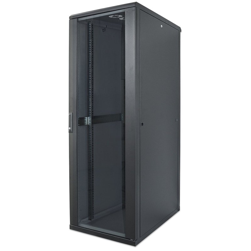 Intellinet Armoire réseau autoportante 19", 32U, 800 × 800 mm (largeur x profondeur), noire, en kit, charge max. 1500