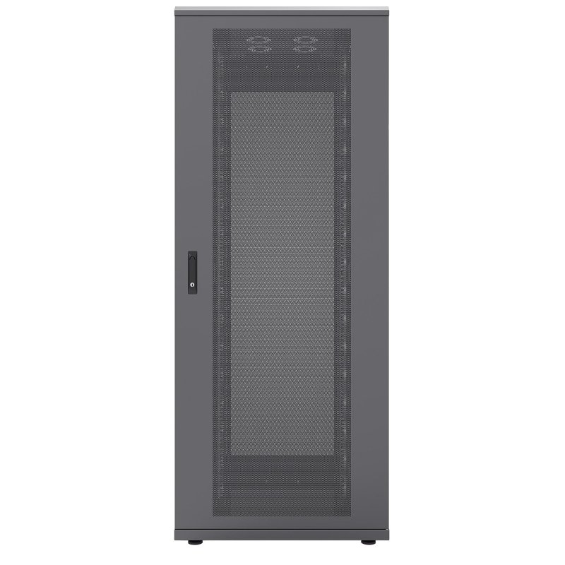 Intellinet 19" Server Cabinet - Free Standing, 47U, 800x1200mm (width x depth), Black, Flatpack, Max 1500kg,