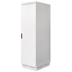 Intellinet Industrial IP55 19" Network Cabinet with Integrated Fans, 42U 800 mm (31.5 in.) Depth, Roof-mounted Four-fan