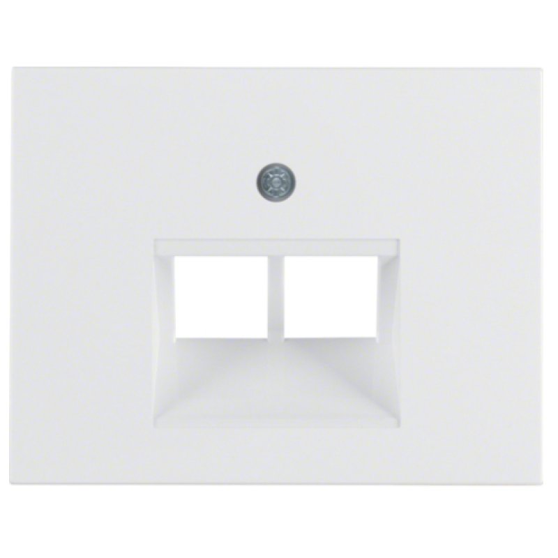 Hager 14097009 wall plate/switch cover White