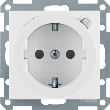 Berker 47088989 socket-outlet Type F White