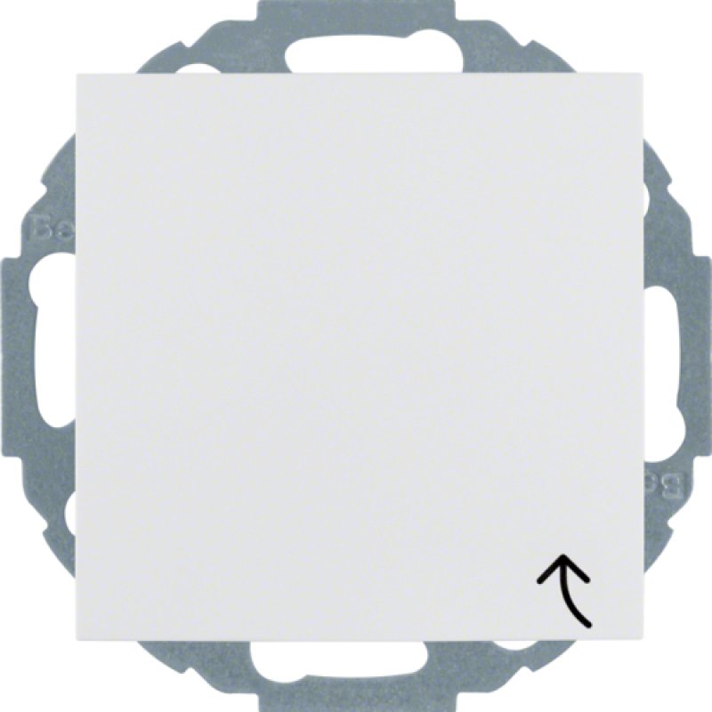 Hager 47448989 wall plate/switch cover White