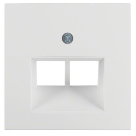 Hager 14098989 wall plate/switch cover White
