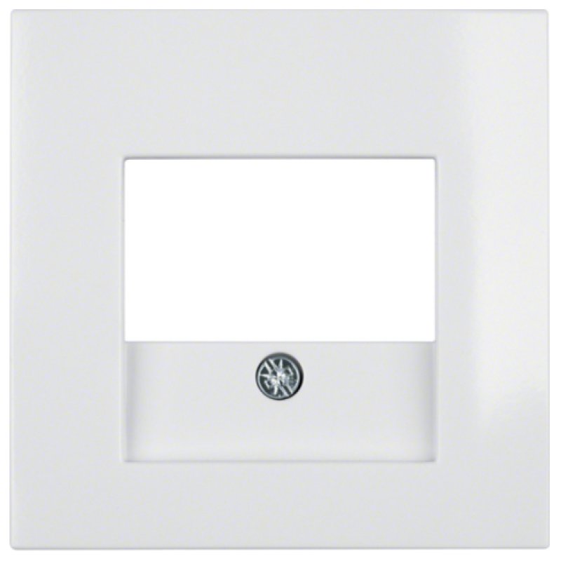 Hager 10338919 wall plate/switch cover White