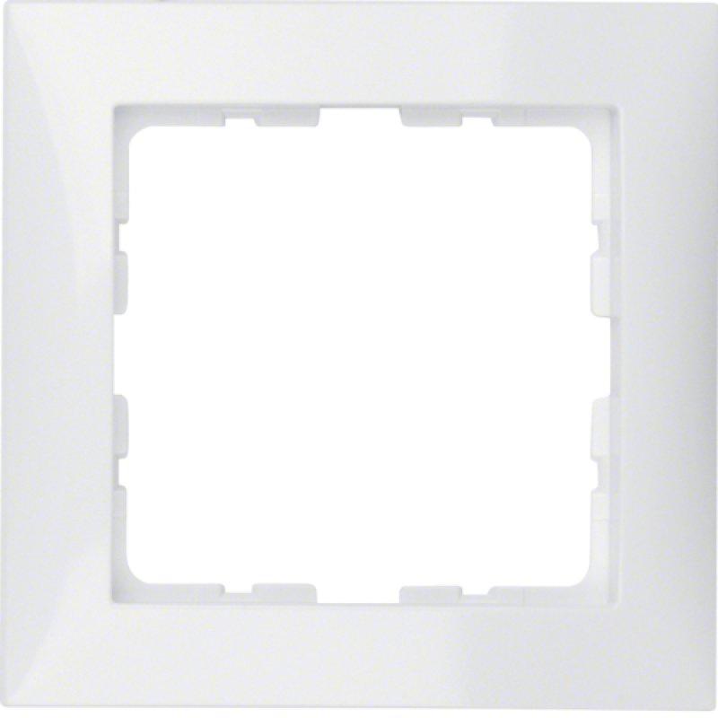 Hager 10118989 wall plate/switch cover White