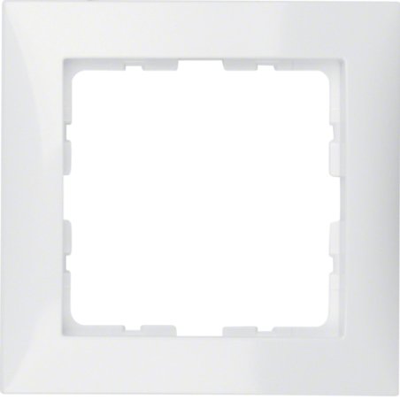 Hager 10118989 wall plate/switch cover White