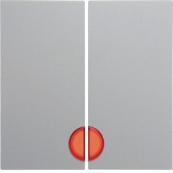 Berker 16278989 Wippen mit roter Linse polarweiss