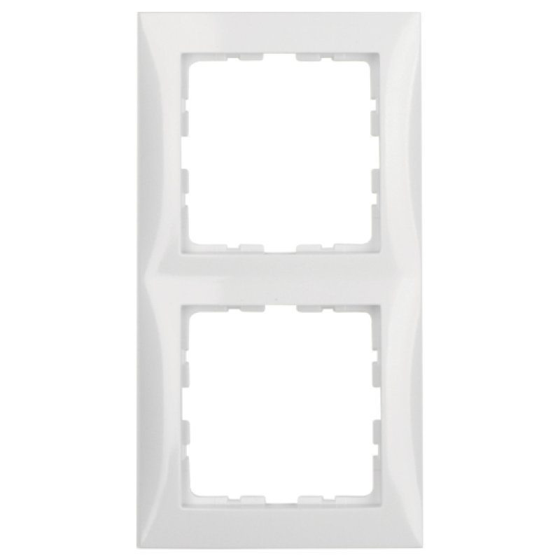 Hager 10128989 Plaque de commutation et obturateur Blanc