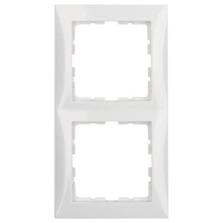 Hager 10128989 wall plate/switch cover White