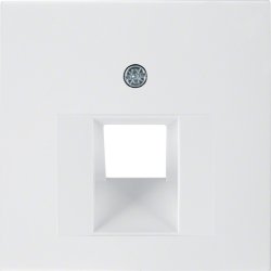 Hager 14078989 wall plate/switch cover White