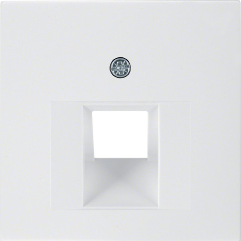 Hager 14078989 wall plate/switch cover White