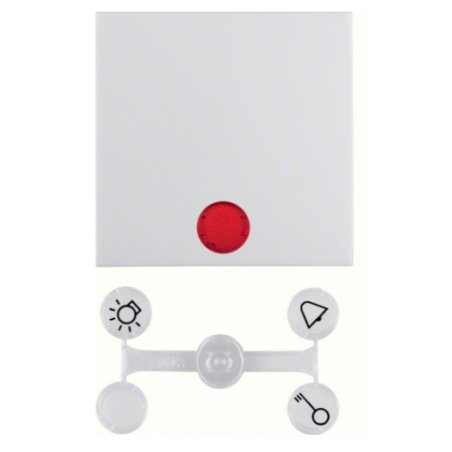 Hager 16218989 wall plate/switch cover White