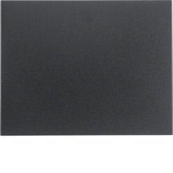 Hager 14057006 wall plate/switch cover Anthracite