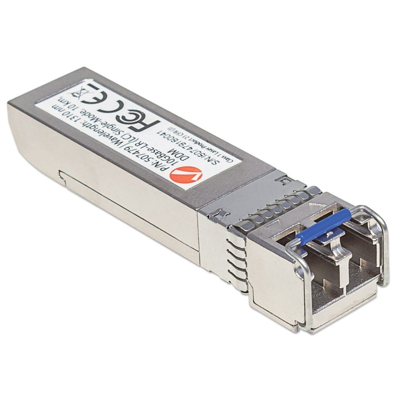 Intellinet Transceiver Module Optical, 10 Gigabit Fiber SFP , 10GBase-LR (LC) Single-Mode Port, 10km, Wavelength