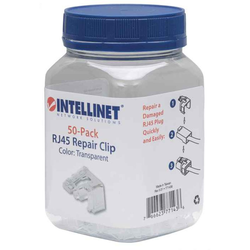 Intellinet 771436 range-câbles et serre-câbles Transparent 50 pièce(s)