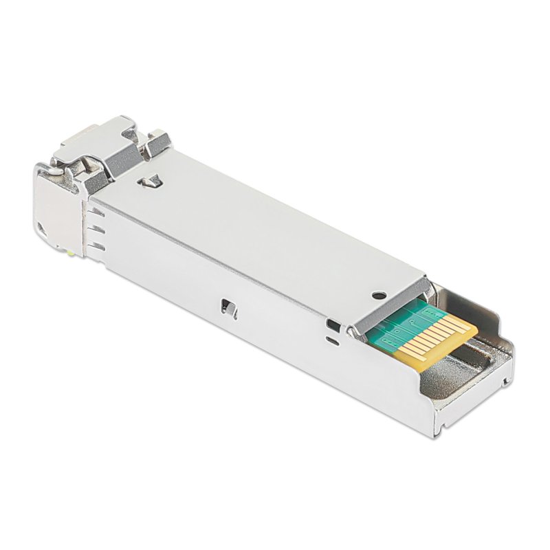 Intellinet Gigabit Fiber WDM Bi-Directional SFP Optical Transceiver Module 1000Base-BX-D (LC) Single-Mode Port, 120 km