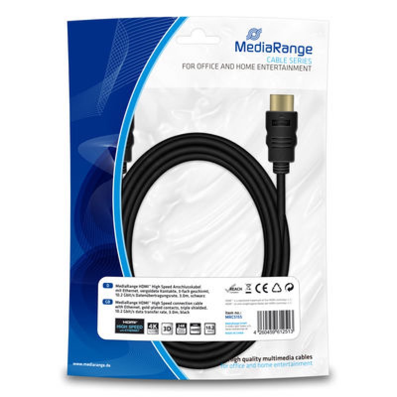 MediaRange HDMI-Kabel MRCS155 3 m