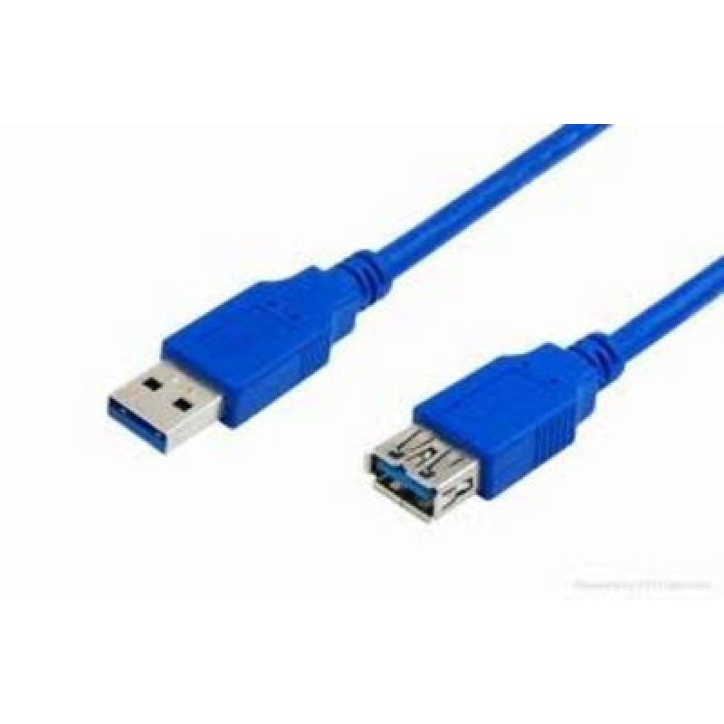 MediaRange 3m, USB3.0-A - USB3.0-A USB cable USB 3.2 Gen 1 (3.1 Gen 1) USB A Blue