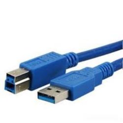 MediaRange MRCS149 USB cable USB 3.2 Gen 1 (3.1 Gen 1) 3 m USB A USB B Blue