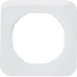 Hager 10112189 wall plate/switch cover White