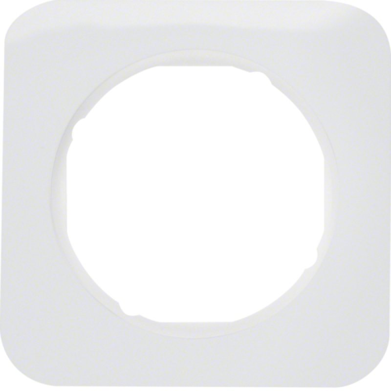 Hager 10112189 Plaque de commutation et obturateur Blanc