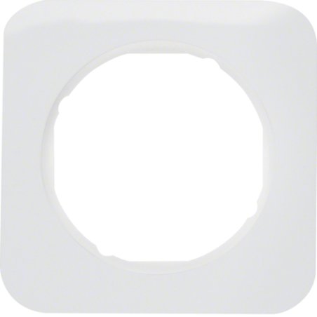 Hager 10112189 Plaque de commutation et obturateur Blanc