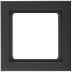 Hager 10116096 Plaque de commutation et obturateur Noir